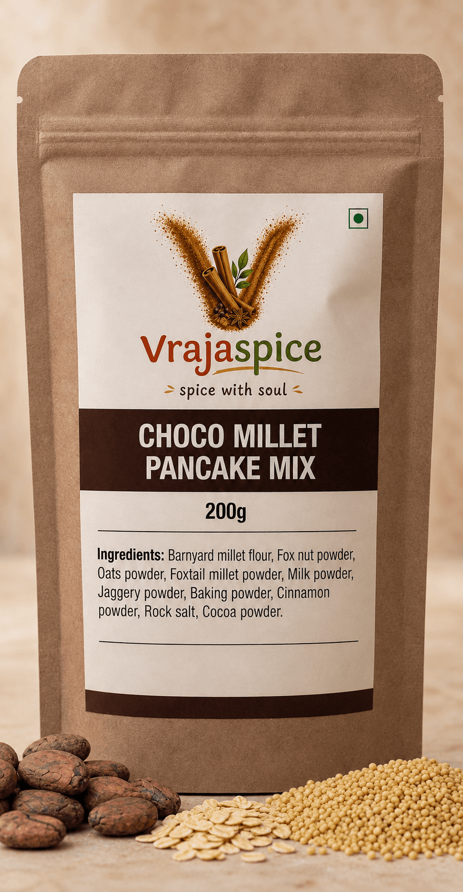 Choco Millet Pancake Mix