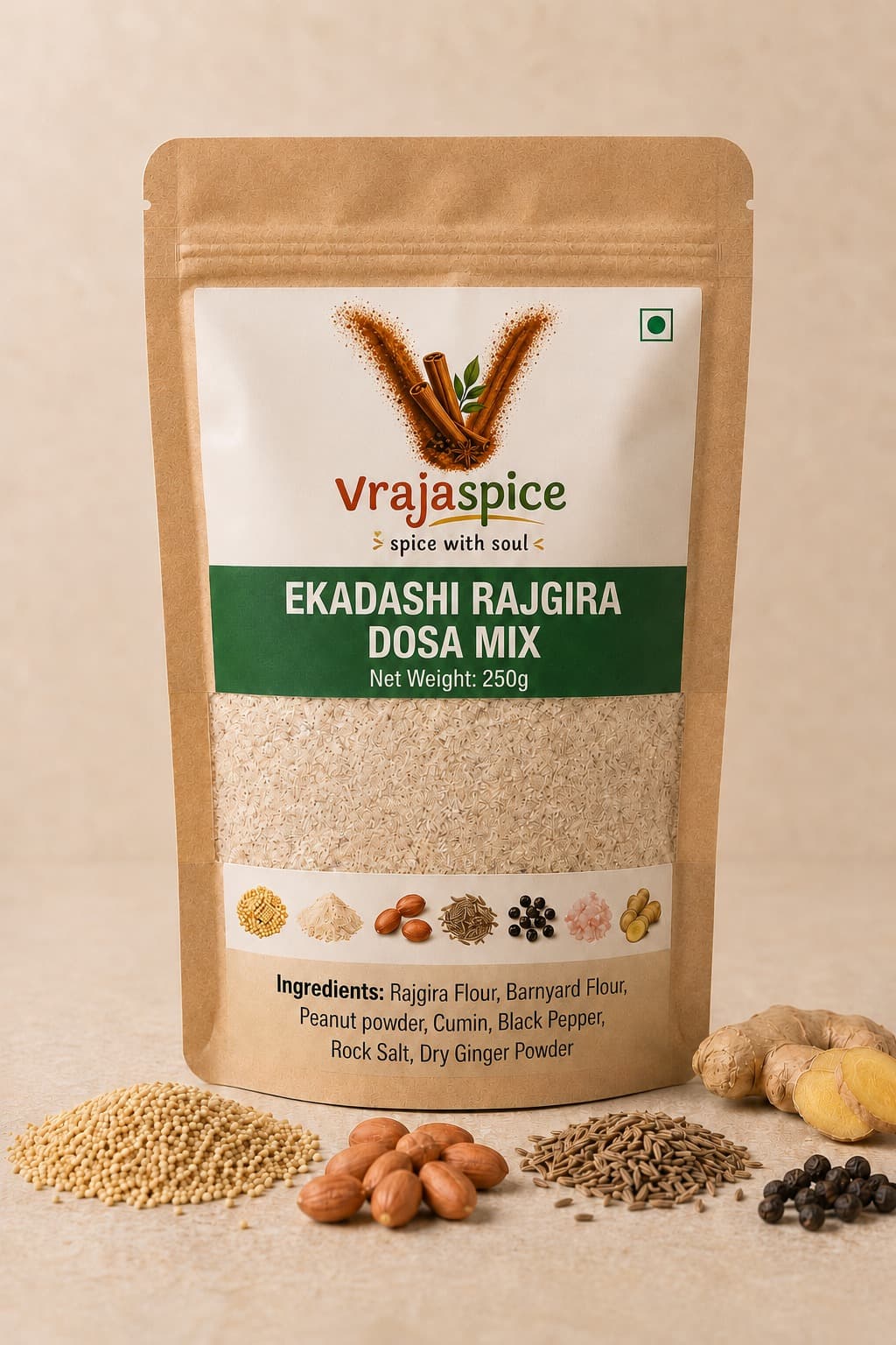 Ekadashi Rajgira Dosa Mix