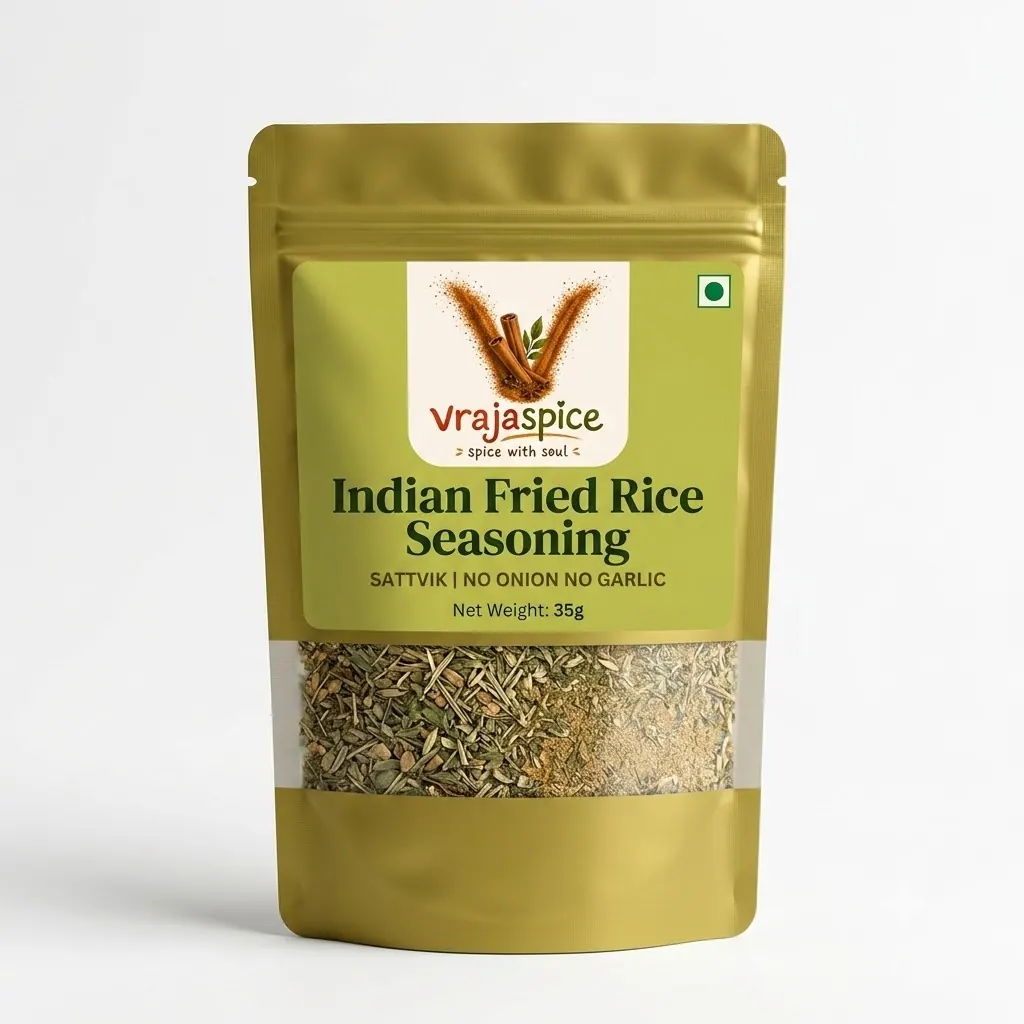 Indian Fried Rice Seasoning - no onion no garlic product by Vrajaspice