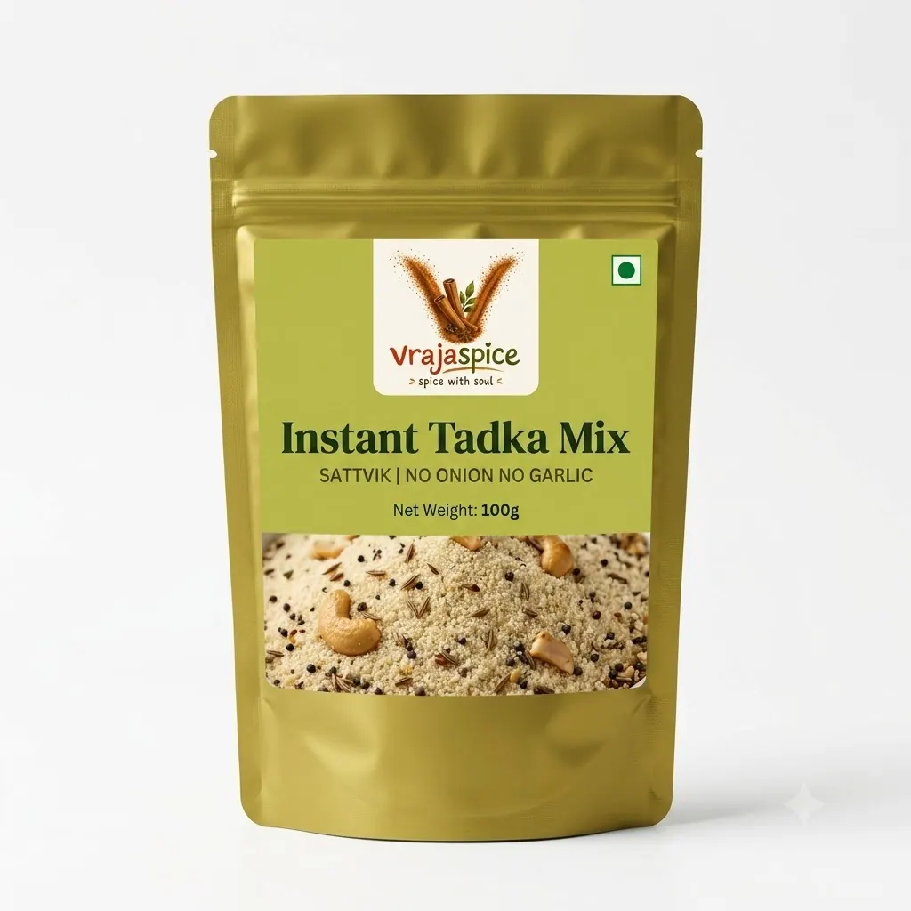 Instant Tadka Mix - no onion no garlic product by Vrajaspice