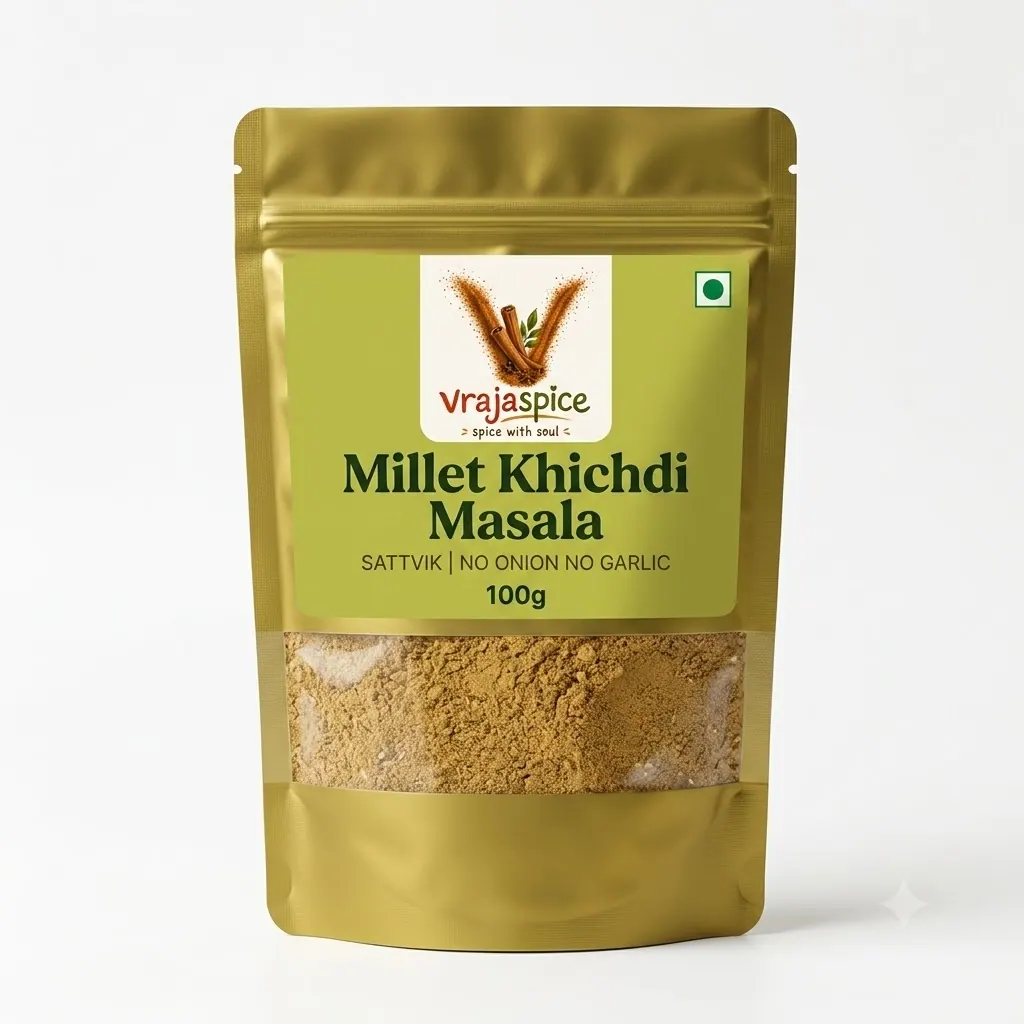 Millet Khichdi Masala - no onion no garlic product by Vrajaspice