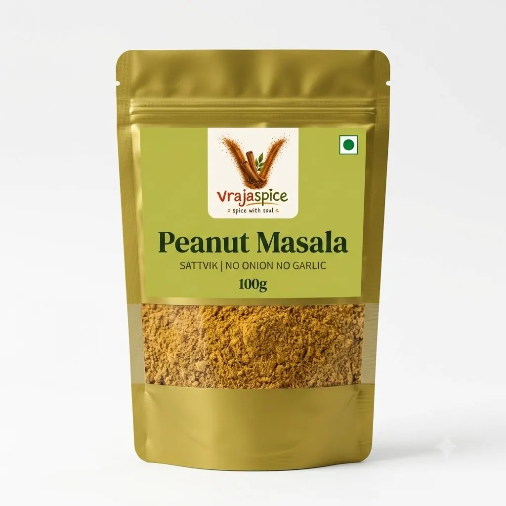 Peanut Masala - no onion no garlic product by Vrajaspice