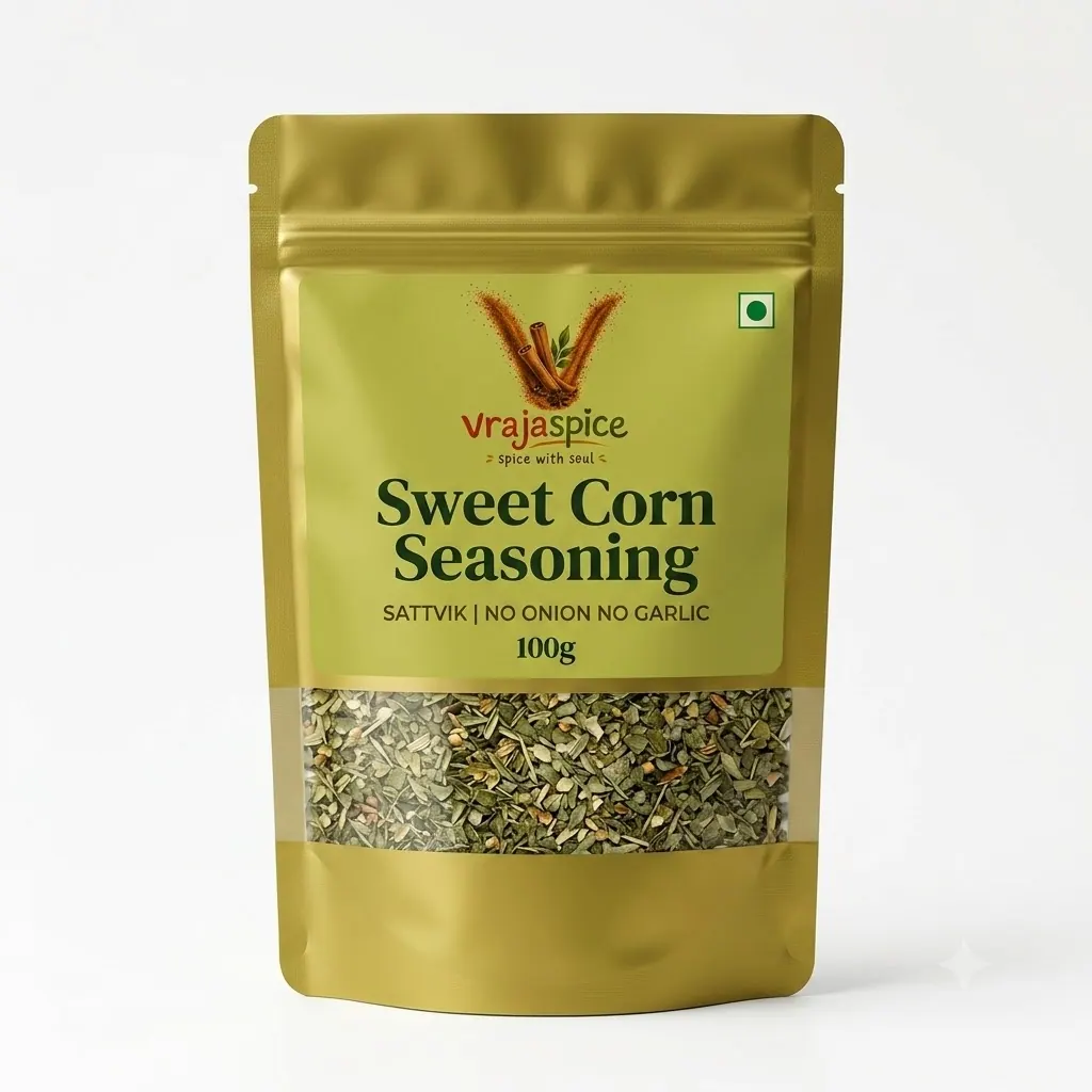 Sweet Corn Seasoning - no onion no garlic product by Vrajaspice