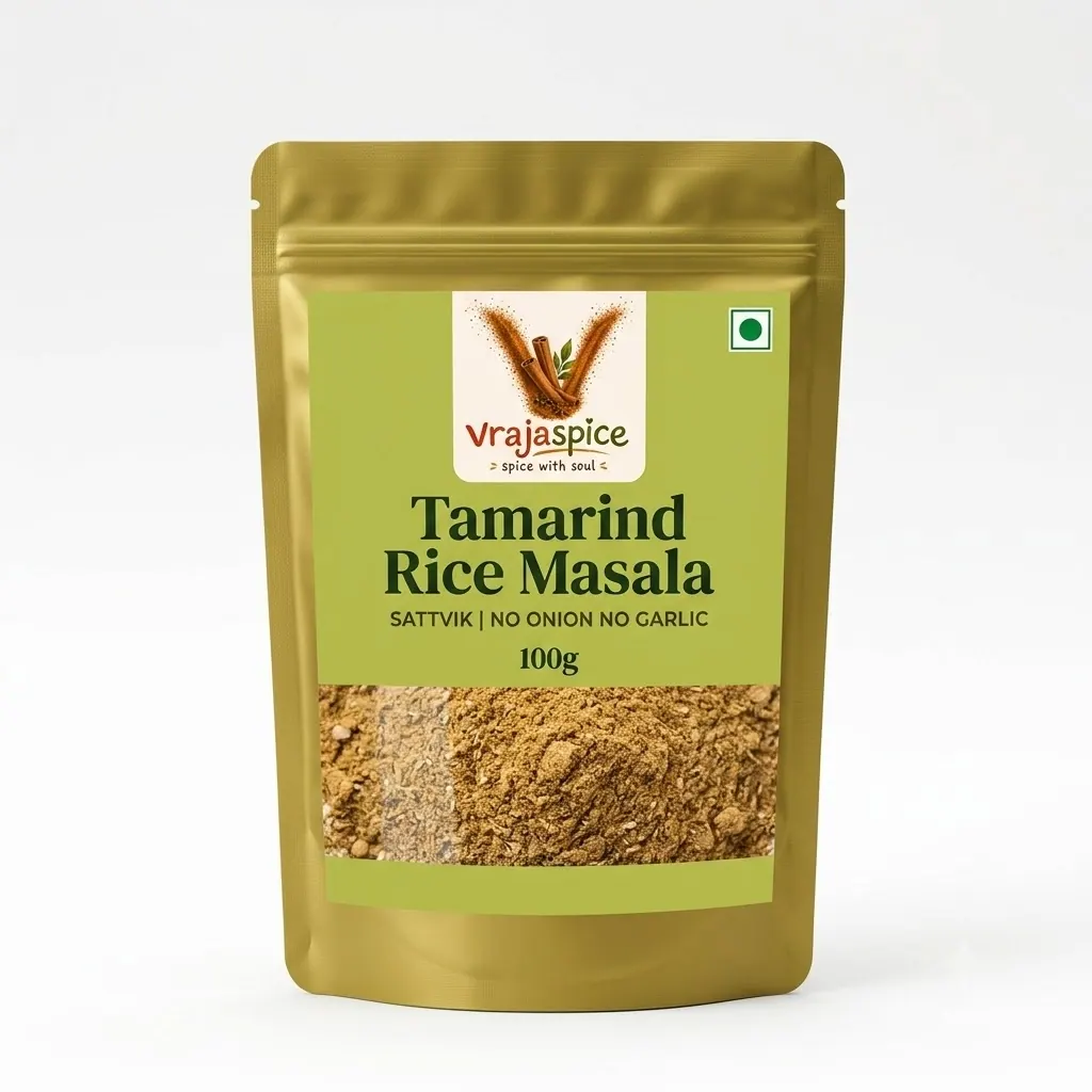 Tamarind Rice Masala - no onion no garlic product by Vrajaspice