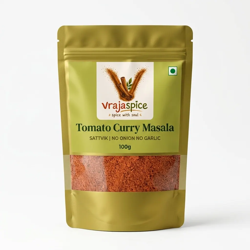 Tomato Curry Masala - no onion no garlic product by Vrajaspice